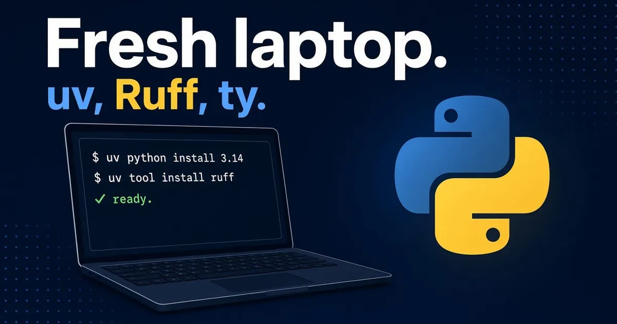 These Are the Only Python Tools I Install on a Fresh Laptop in 2026