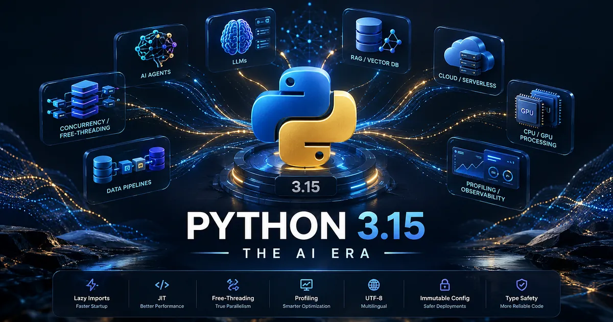 Python 3.15 Is Here: The Features Python Developers Should Know in AI Era