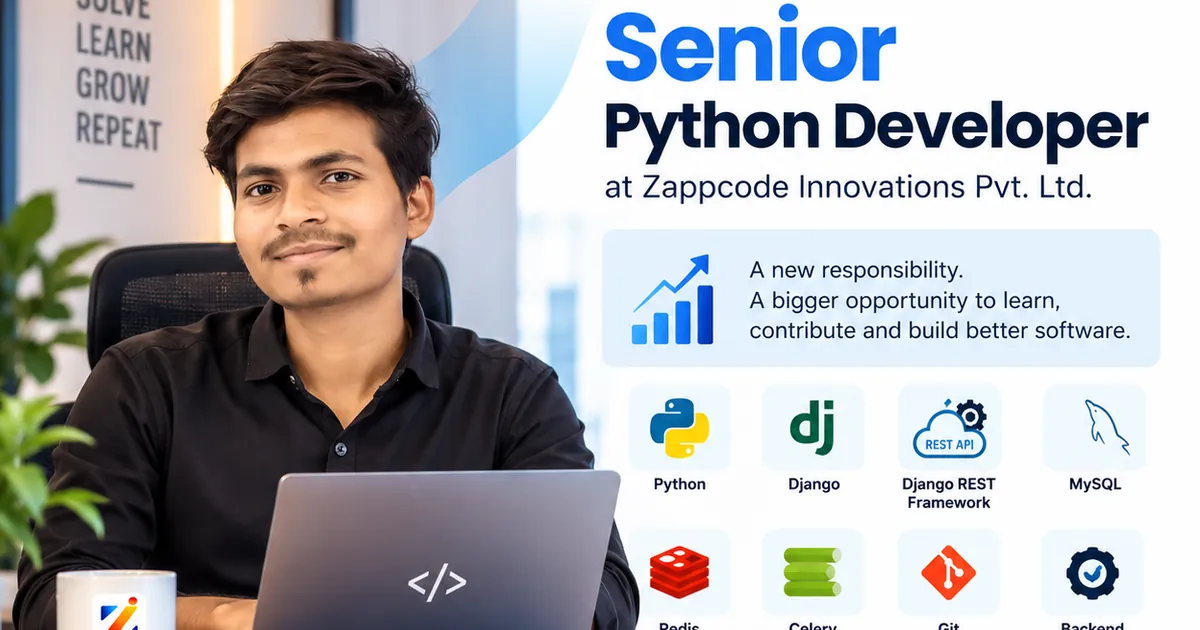 From Python Developer to Senior Python Developer: A New Milestone in My Software Engineering…