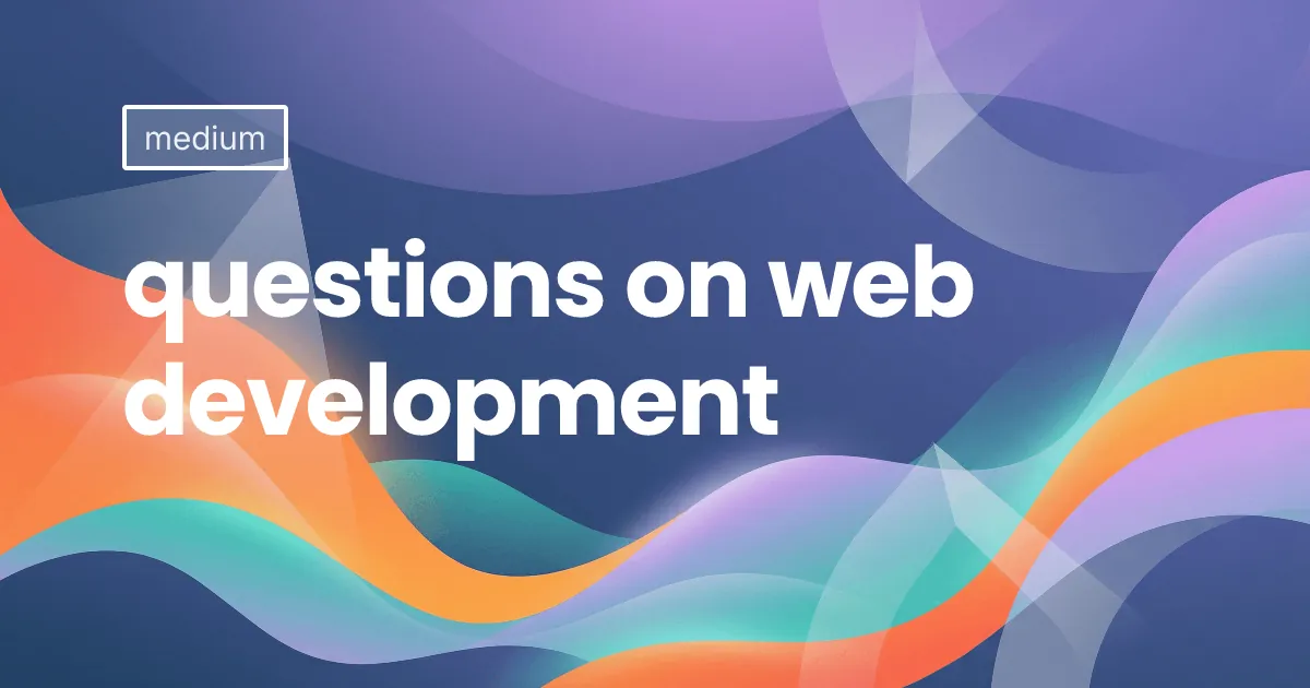 questions on web development