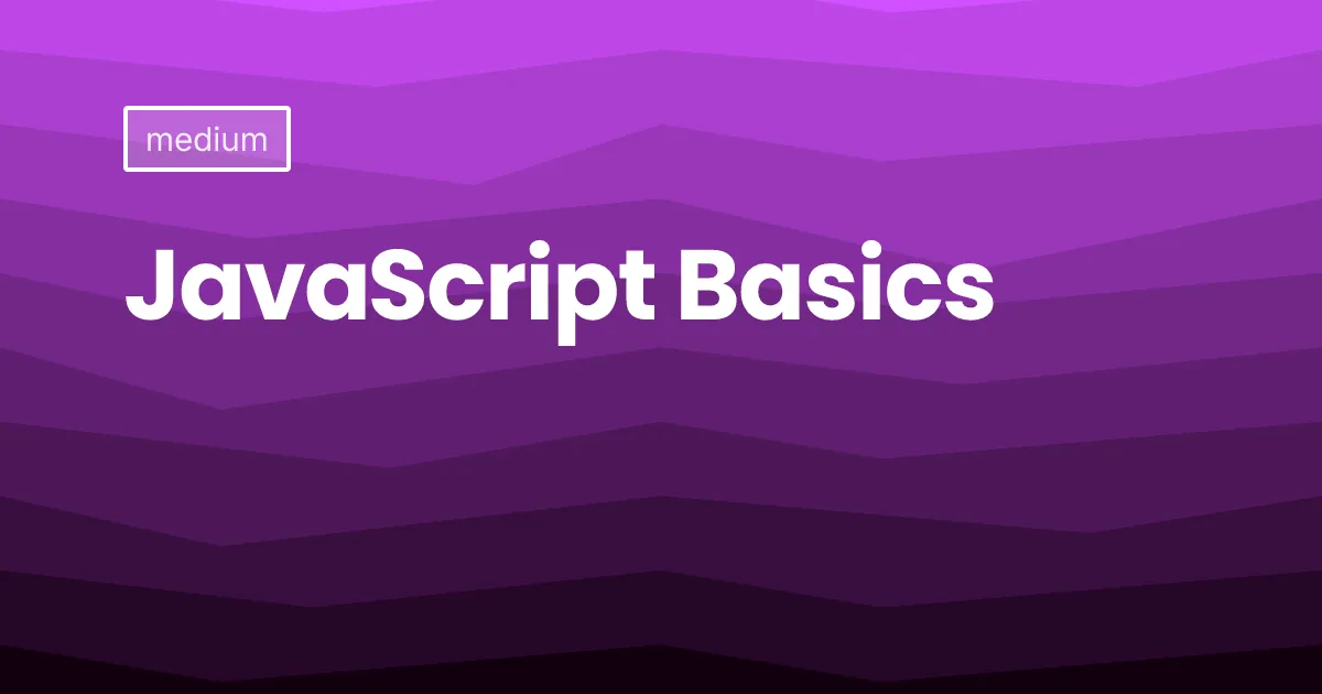 JavaScript Basics