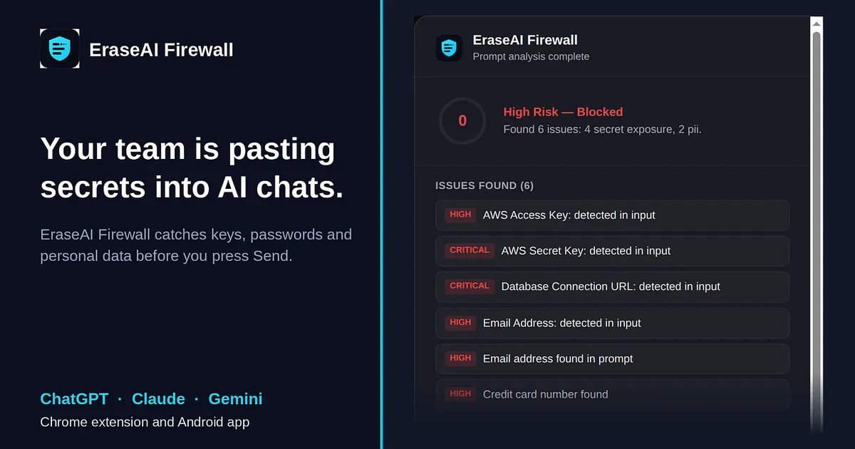How we built a firewall for AI prompts inside a Chrome extension