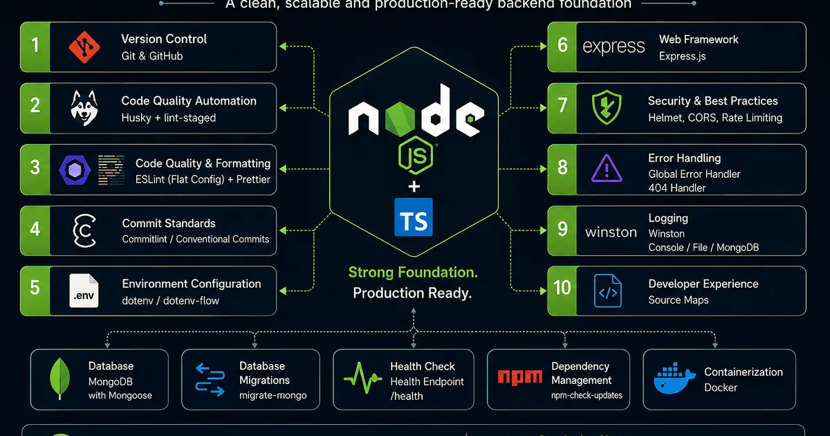 A Production-Ready Node.js Backend Setup (A Beginner’s Guide, From a Beginner)